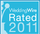 WeddingWire Rated 2011 Badge